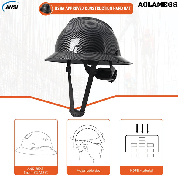 Lightweight Carbon Safety Helmet