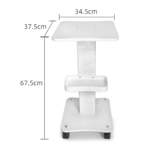 3-Tier Rotating Beauty Salon Rolling Cart