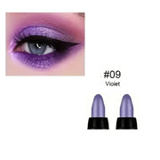 16 Colors Pearlescent Eyeliner, Color Glitter Waterproof Long-Lasting Eye Makeup Non-smudge Eyeliner