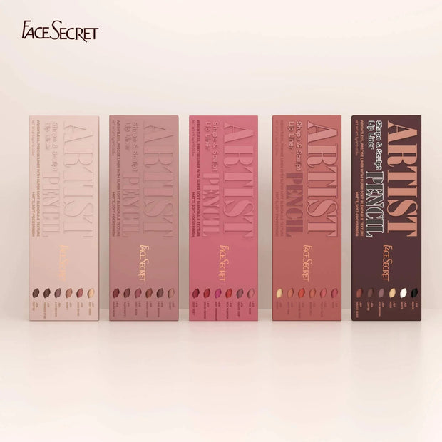 6pcs Velvet Matte Lip Liner Set