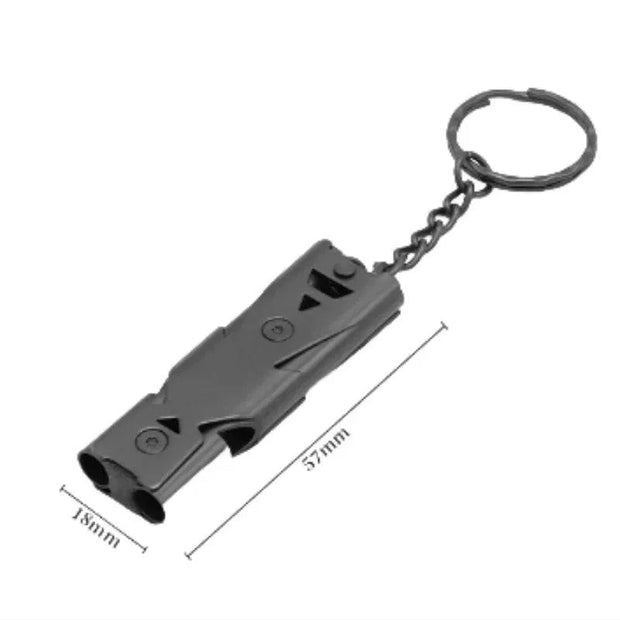 Double Pipe Survival Whistle