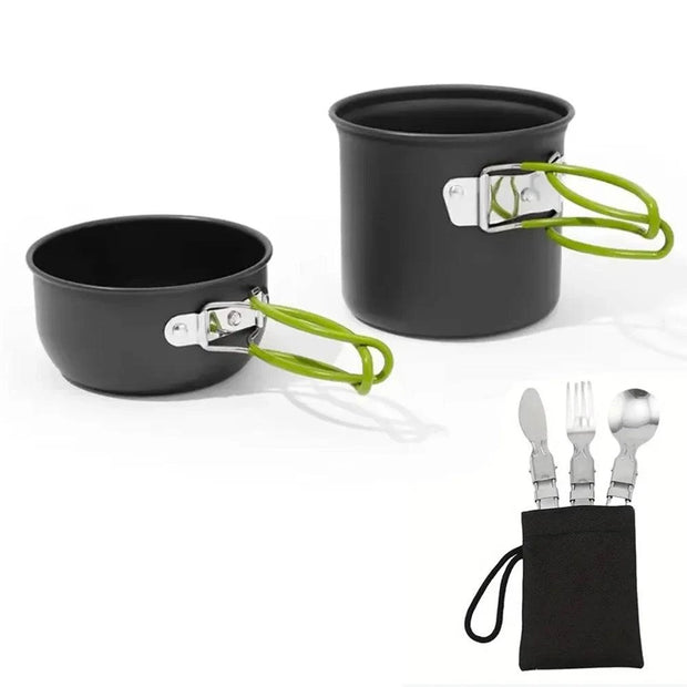 Camping Cookware Set | Lightweight Cook Set | Outdoor Safety Gear
