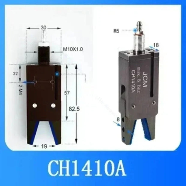 Mini A Gripper Series Pneumatic Manipulator Fixture Magnetic Induction Clamp Antiskid Cover Grip Injection Molding Accessories