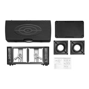 Black Portable 2-Burner Camping Stove