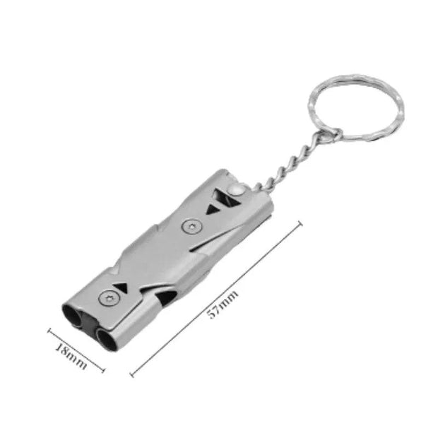 Double Pipe Survival Whistle