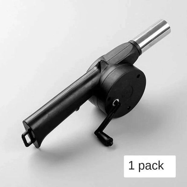 Portable BBQ Blower | Hand Crank Air Blower | Outdoor Safety Gear