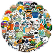 Forest Adventure Sticker | Hiking Sticker Pack | Outdoor Safety Gear
