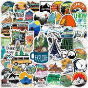 Forest Adventure Sticker | Hiking Sticker Pack | Outdoor Safety Gear