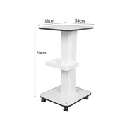 3-Tier Rotating Beauty Salon Rolling Cart