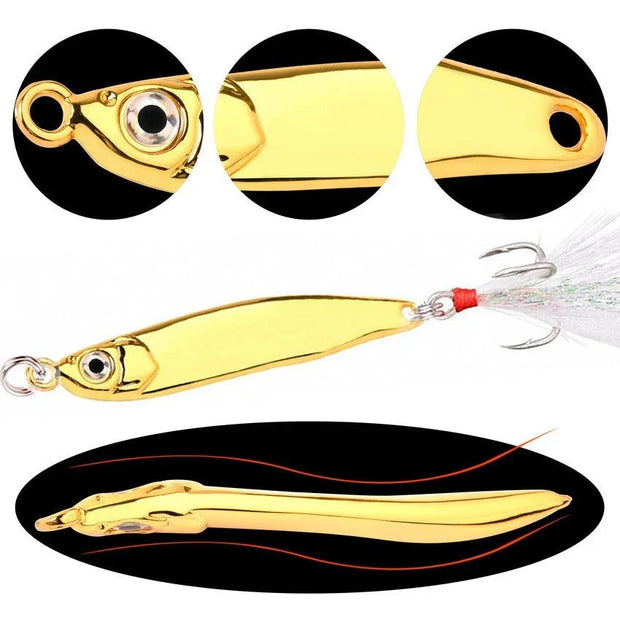 Fishing Spoon Lure | Metal Fishing Spoon Lures | Outdoor Safety Gear