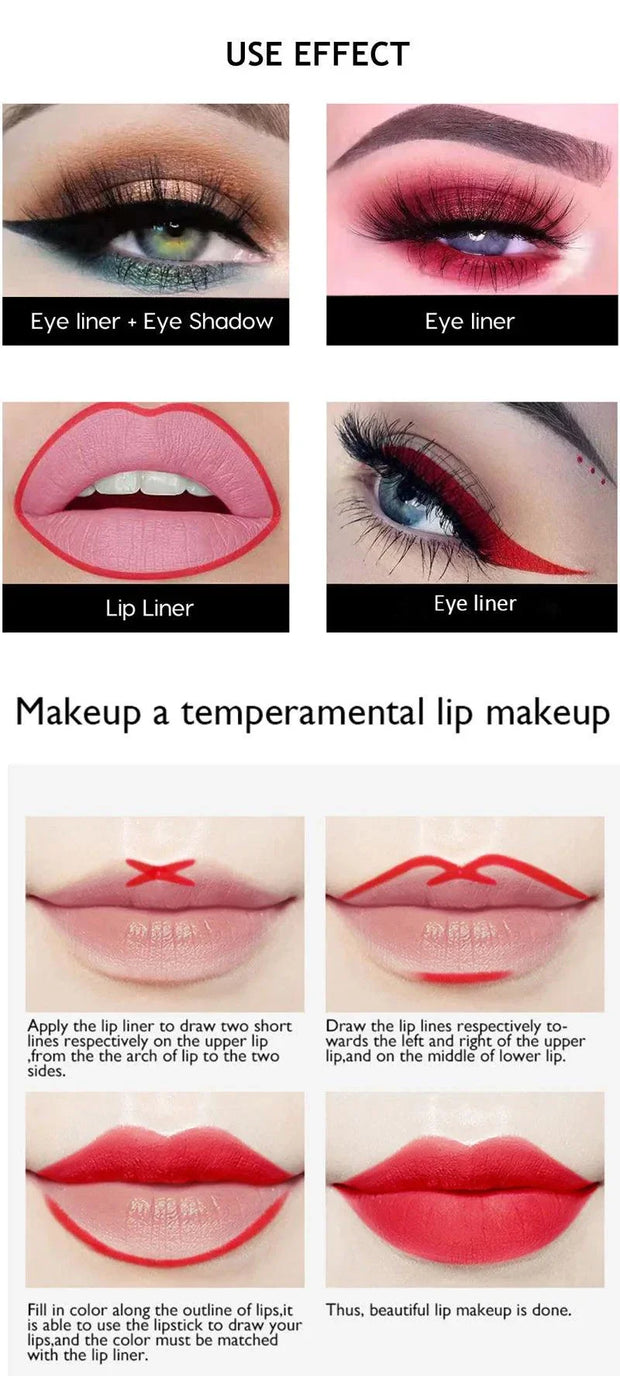 Long-Lasting Colorful Waterproof Eyeliner Pencil
