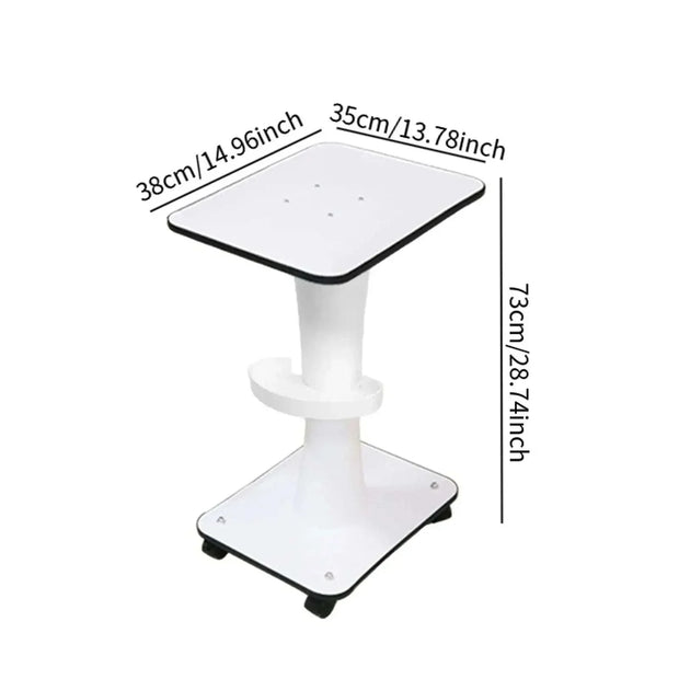 3-Tier Rotating Beauty Salon Rolling Cart