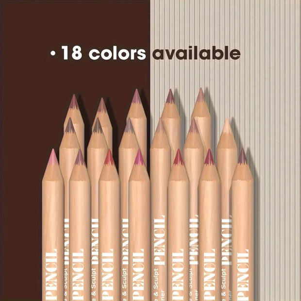 6pcs Velvet Matte Lip Liner Set