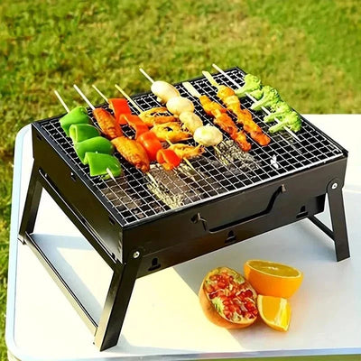 Stainless Steel Charcoal Grill | Charcoal Grill | Outdoor Safety Gear