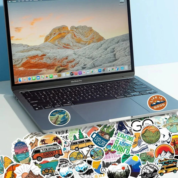Forest Adventure Sticker | Hiking Sticker Pack | Outdoor Safety Gear