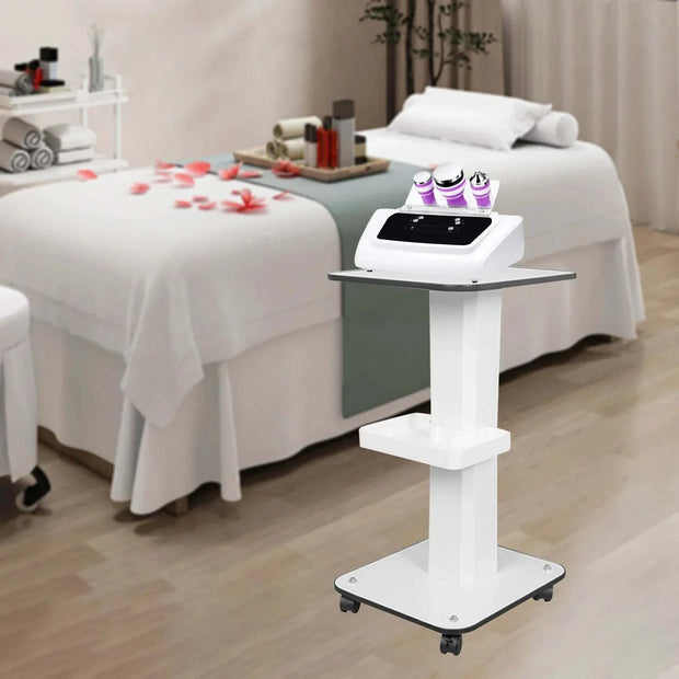 3-Tier Rotating Beauty Salon Rolling Cart