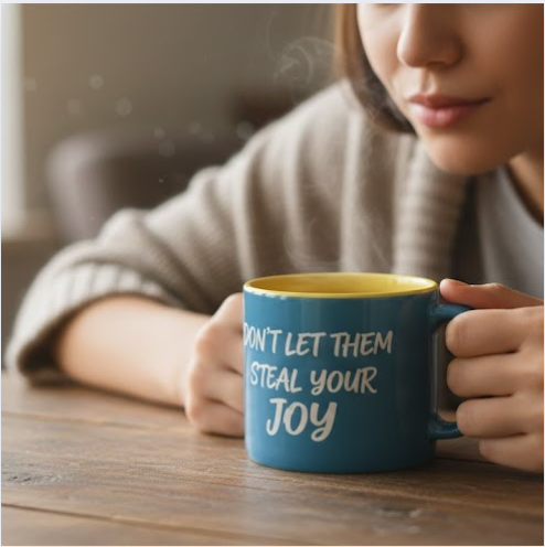 Vibrant Edge Ceramic Coffee Mug