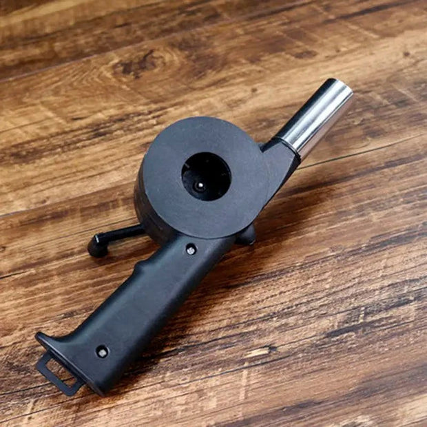 Portable BBQ Blower | Hand Crank Air Blower | Outdoor Safety Gear
