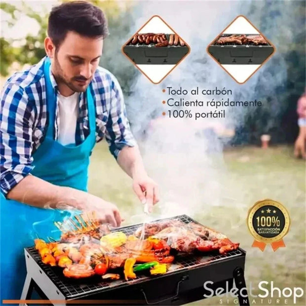 Stainless Steel Charcoal Grill | Charcoal Grill | Outdoor Safety Gear