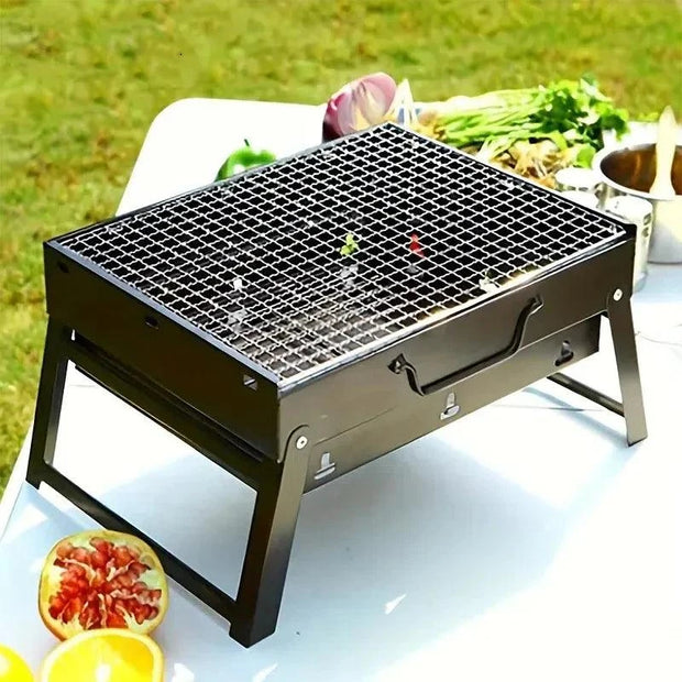 Stainless Steel Charcoal Grill | Charcoal Grill | Outdoor Safety Gear
