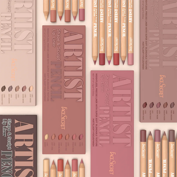 6pcs Velvet Matte Lip Liner Set