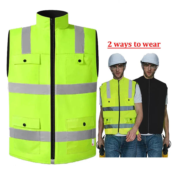 All-Season Comfort Reflective Vest Weather-Ready